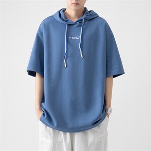 夏季新款潮牌时尚ins字母刺绣潮流男士短袖ZDL3208-P50，男装T恤，星座717