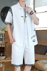 风休闲短裤套装，男装休闲套装，星座1206（原A206）