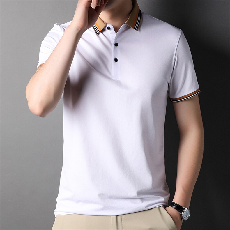 D22775钱塘2020-2主推夏季男士精品短袖休闲T恤翻领P56图片