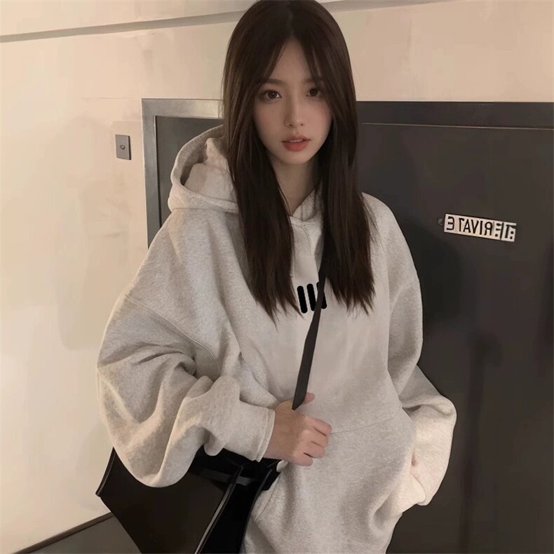 美式白色卫衣男连帽秋冬季新款少年青年青春流行潮流ZCX215P40,男装卫衣,星座1112-1