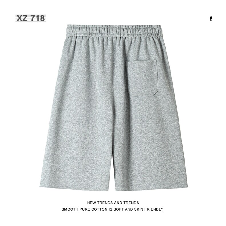 舒适透气休闲男款百搭抽绳绣标设计华棉舒适五分裤XD1712特批35,男装休闲裤,星座718