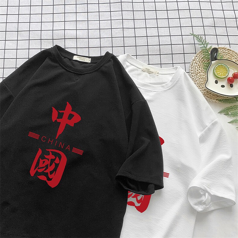 Q11198-P30春夏季七分袖t恤男大码五分袖男短袖中袖小清新,男装T恤,电商A040