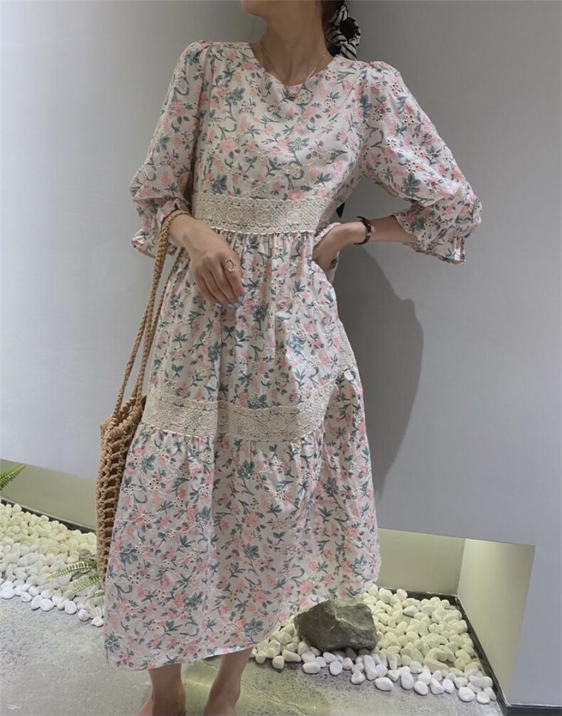 【现货】重工刺绣连衣裙，女装连衣裙，驿谷