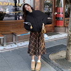 【新款现货】米白色90白鸭绒短款小个子羽绒服99818款P310K438，女装羽绒服，2C316