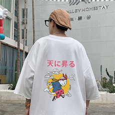 Q11012-P30春夏季七分袖t恤男大码五分袖男短袖中袖，男装T恤，电商A040