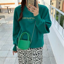 纯烫金字母卫衣，女装卫衣/绒衫，巴黎之夜