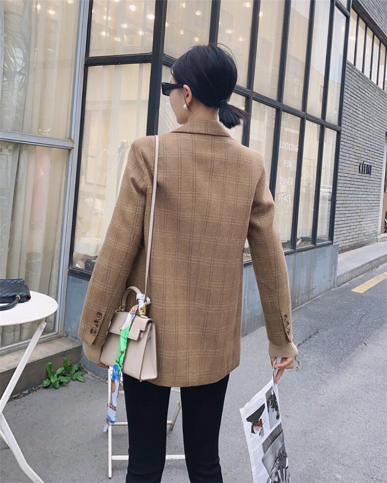 拼皮腰带款羊毛西服外套，其它，佐妍千黛