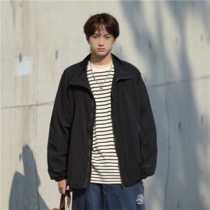 日系工装夹克男潮牌秋冬新款冲锋衣情侣棒球服港风外套设计感街头图片