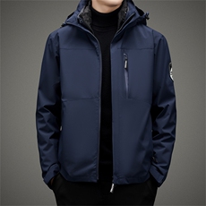 CD1918钱塘2020-2秋冬新款时尚休闲男士棉服连帽保暖外套P150，男装棉衣，钱塘207-2
