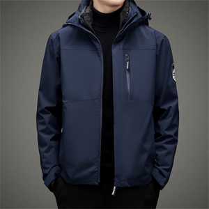 CD1918钱塘2020-2秋冬新款时尚休闲男士棉服连帽保暖外套P150图片