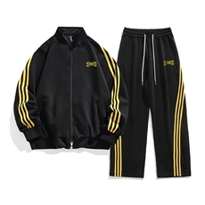 高街宽松高级感美式垂感休闲运动套装男女W4708特P57/K8692特P46，男装休闲套装，电商A007