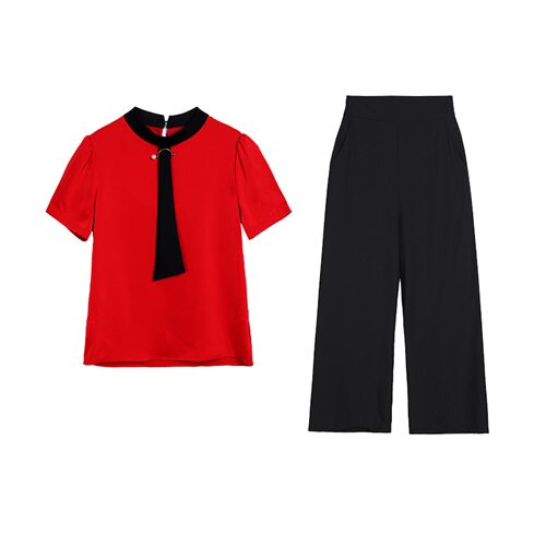 宽松气质优雅百搭减龄简大方时尚套装/套裙，女装套装/套裙，时尚俏佳人