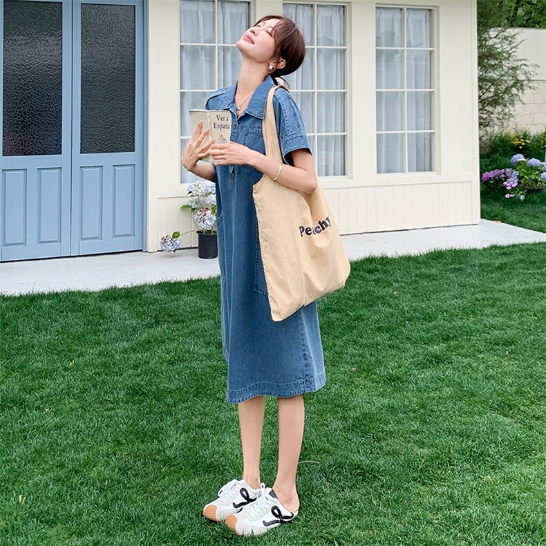 2025年夏季牛仔显瘦连衣裙,女装连衣裙,浙宝二楼018