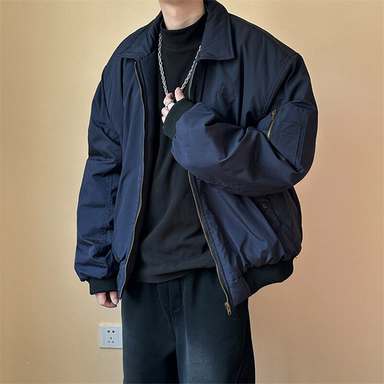 冬季美式飞行夹克棉衣外套潮牌绣花棉服现货A351-AJ2530-p95,男装夹克,电商A351