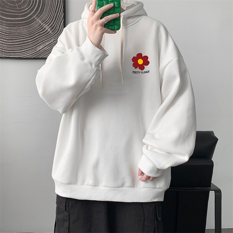 WY2257-P35加绒款-P40纯棉连帽卫衣男大码运动帽衫宽松薄外套男,男装卫衣,电商A040