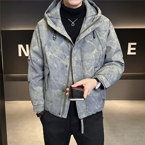 M-3XL B353 3813 P220 绿连帽2025冬羽绒服【标50控活动价308】图片