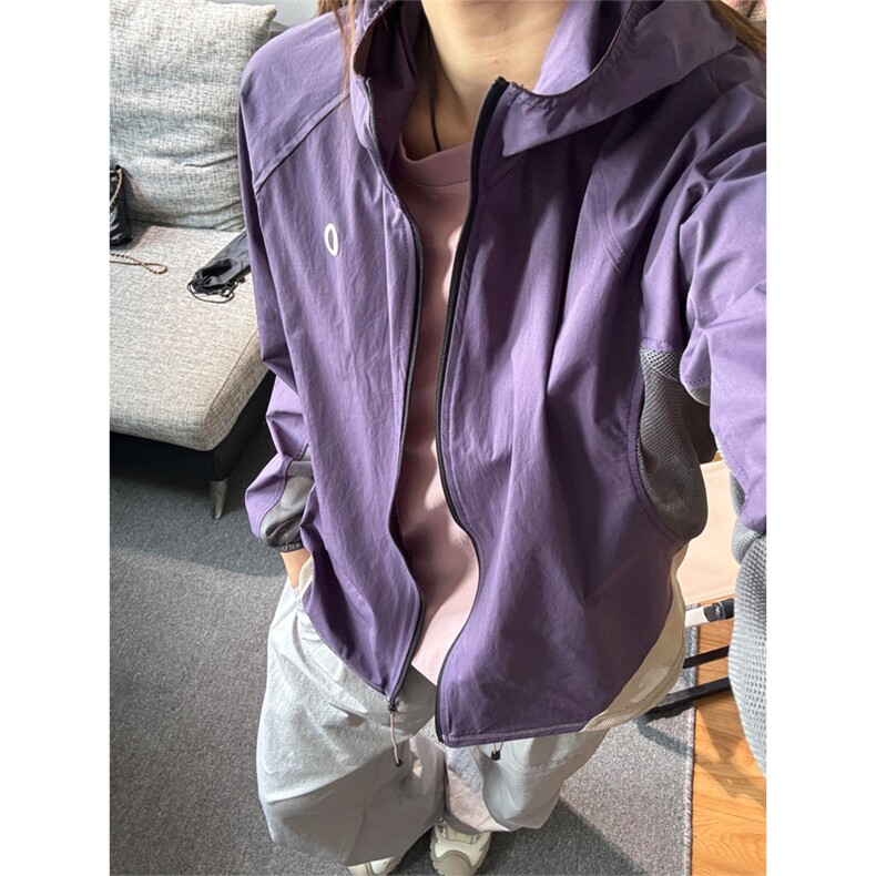 网图原版高品质户外网眼拼接透气速干连帽防晒衣男女A718-P60,男装防晒衣,星座1505