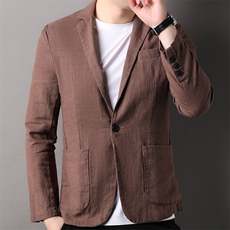F82300钱塘2020-1休闲时尚百搭合身中年男士简约短袖西服P130，男装T恤，钱塘207-1