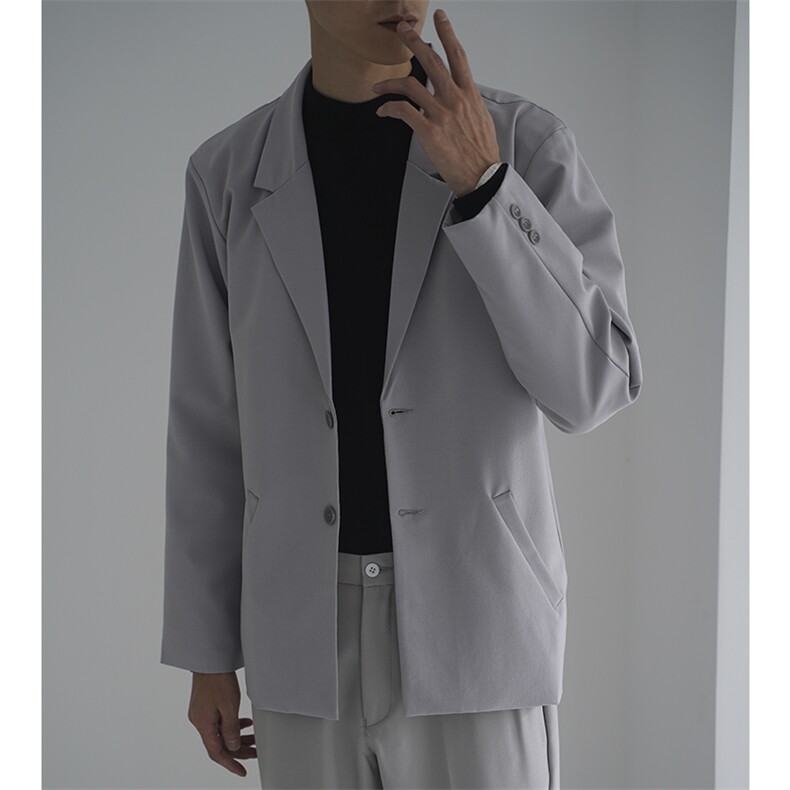 男士西装英伦轻熟风男士单排扣西服A338-1XF01P55，男装西服套装，电商D325