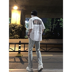 B221美式ins高街暗黑拉链小脚弹力破洞牛仔裤LK23060-P65控88，男装牛仔裤，电商B221