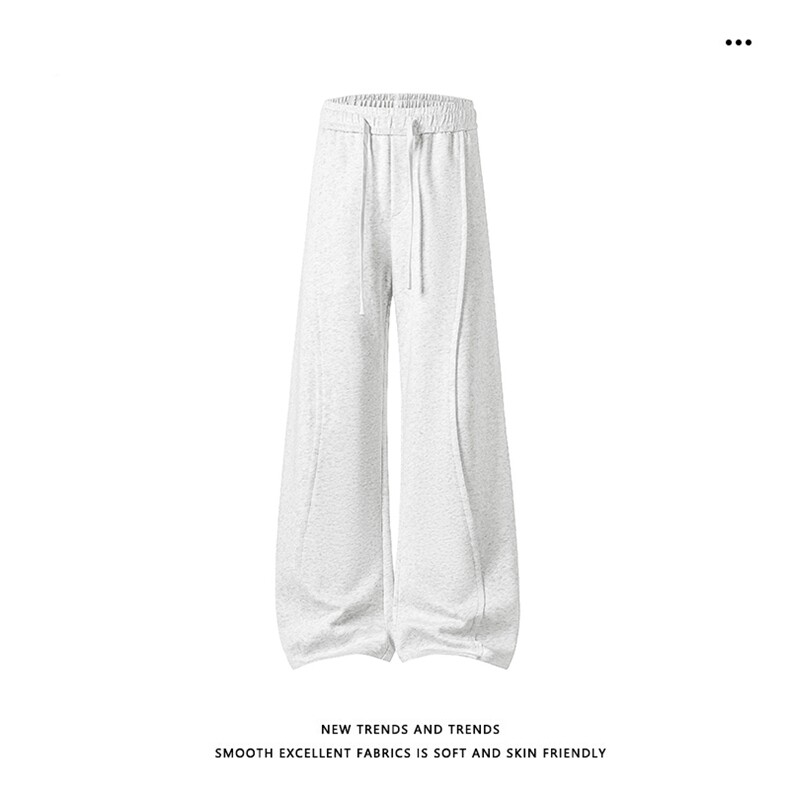 高级时尚百搭阔腿弯刀舒适高街卫裤X1670特批：42：78,男装休闲裤,星座718