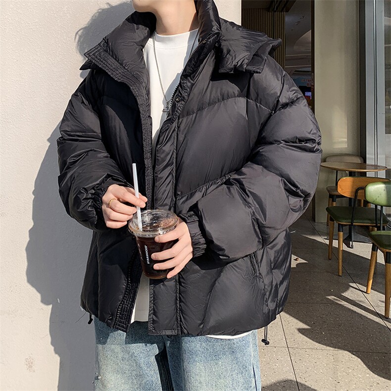 泡芙云朵情侣款羽绒服加厚保暖90白鸭绒225-2-Y213-P255,男装羽绒服,星座225-2