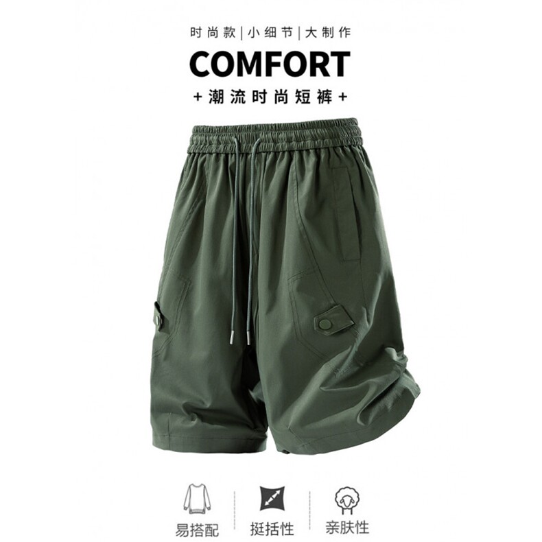 现货夏季工装短裤男ins潮牌休闲百搭潮流痞帅五分裤D02513-P43,男装休闲裤,星座308B-2