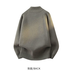 新款春秋毛圈棉拉链开衫卫衣男女情侣BF风三条杠外套潮YM157P63，女装短外套，星座1013-5