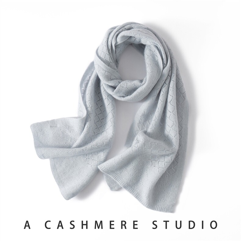 2025秋冬新款羊绒围脖女100%纯羊绒纯色百搭保暖气质简约针织围巾，围巾，暖思纯羊绒