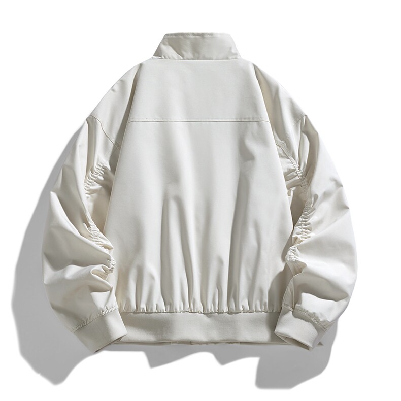 秋冬新款休闲百搭纯色棒球领夹克男女同款XZ302B-1-XY2501-P50,男装夹克,星座302B-1