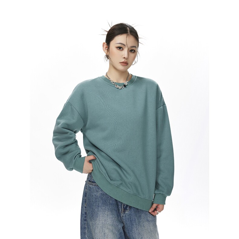 市场无对手支持退换抖音得物品质360克华棉圆领卫衣WY78067特P20，男装卫衣，星座227-7