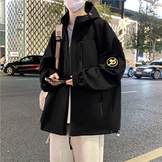 2025秋季新款宽松连帽多口袋夹克休闲外套A436-D1205-P65，男装夹克，电商A436