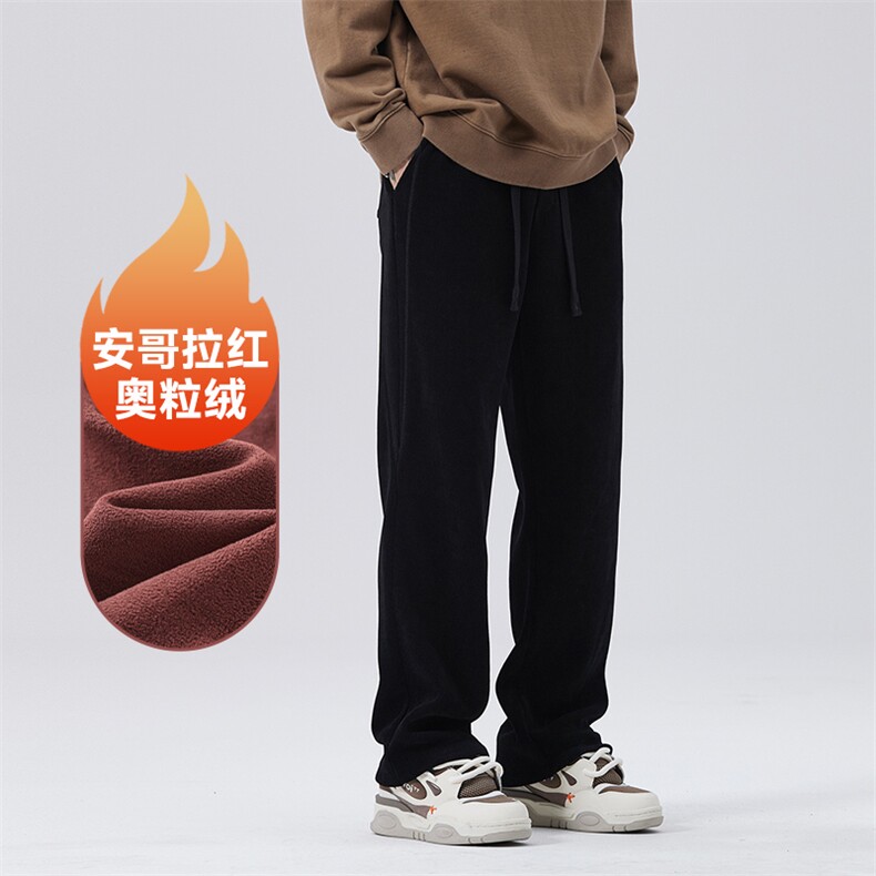 A178-1DY572AP75奥粒绒秋冬季美式针织卫裤,男装休闲裤,电商A178-1