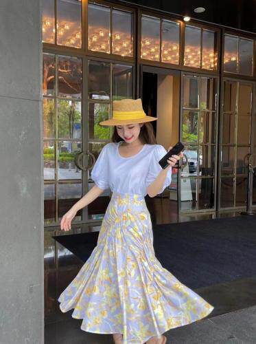 二件套花半裙系列，女装半身裙，艾丽贝儿