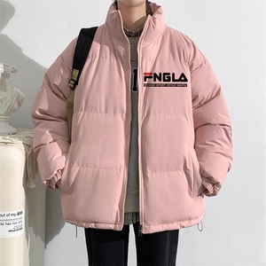 冬上新加棉加厚棉服潮青少年简约时尚立领棉衣外套男女 8802-P60图片