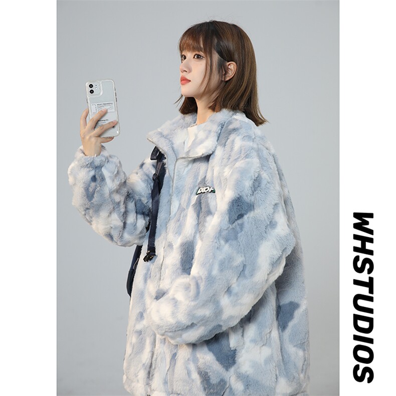 高品质立体层次感750克水墨画羊羔毛加棉加厚棉衣XZ301AY03P118,男装棉衣,星座301A
