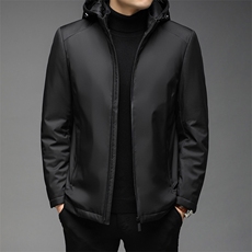2023秋冬装加厚中年男士棉服中年爸爸装棉衣男中长款HPN8355-P200，男装棉衣，电商B212（原钱塘6029）