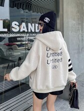 绣花皮毛外套，其它，韩外