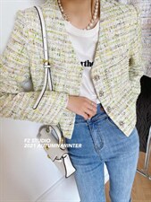 【现货】秋季新款，V领小香，其它，F/TU