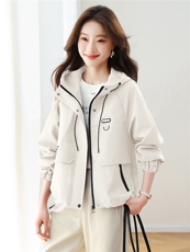 现货！现货！2026春季新款时尚宽松休闲短款外套女，女装短外套，以桐