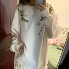 网图美式刺绣春秋季2026新款卫衣男款宽松套头上衣YY837-特P30，男装卫衣，电商C216