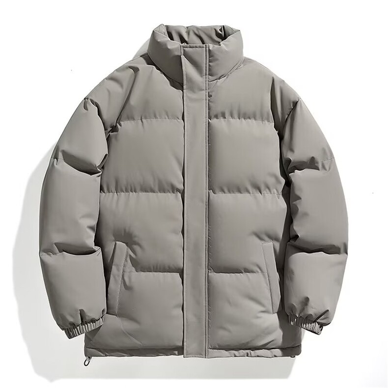 加绒加厚冬款男立领棉衣休闲保暖面包服棉袄外套MY1266P60,男装棉衣,星座1013-1