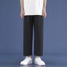 九分裤夏季薄款冰丝速干裤子男士运动直筒休闲裤  2025-特批20图片
