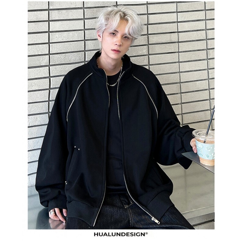 美式复古高街痞帅工装夹克男款休闲棒球服休闲外套潮JK705-P68,男装夹克,电商C307