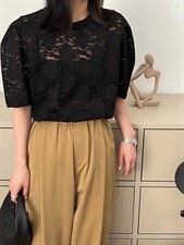 折肩蕾丝特色T，其它，是爱 SHI AN