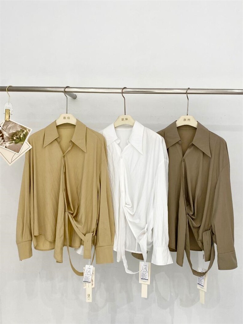 现货夏季新款设计感衬衣，其它，歆座 XINZUO