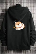 KS21146-P38连帽开衫卫衣男运动外套大码班服网格挂拍，男装卫衣，电商A040A
