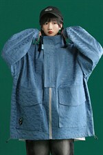 2026秋装新款韩版潮青春个性宽松夹克情侣外套G510--P75控98--，男装夹克，A247A