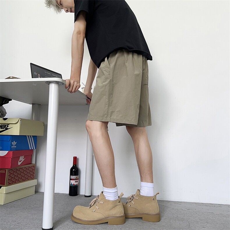 夏季潮牌休闲日系宽松五分透气运动短裤男女速干沙滩裤DK1015-P25,男装牛仔裤,星座308B-1