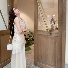【2025新款】已出货！新中式风套装2D015-008P150K228，女装连衣裙，2D015